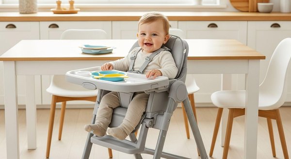 Chaise haute bébé : le choix idéal pour la sécurité et le confort