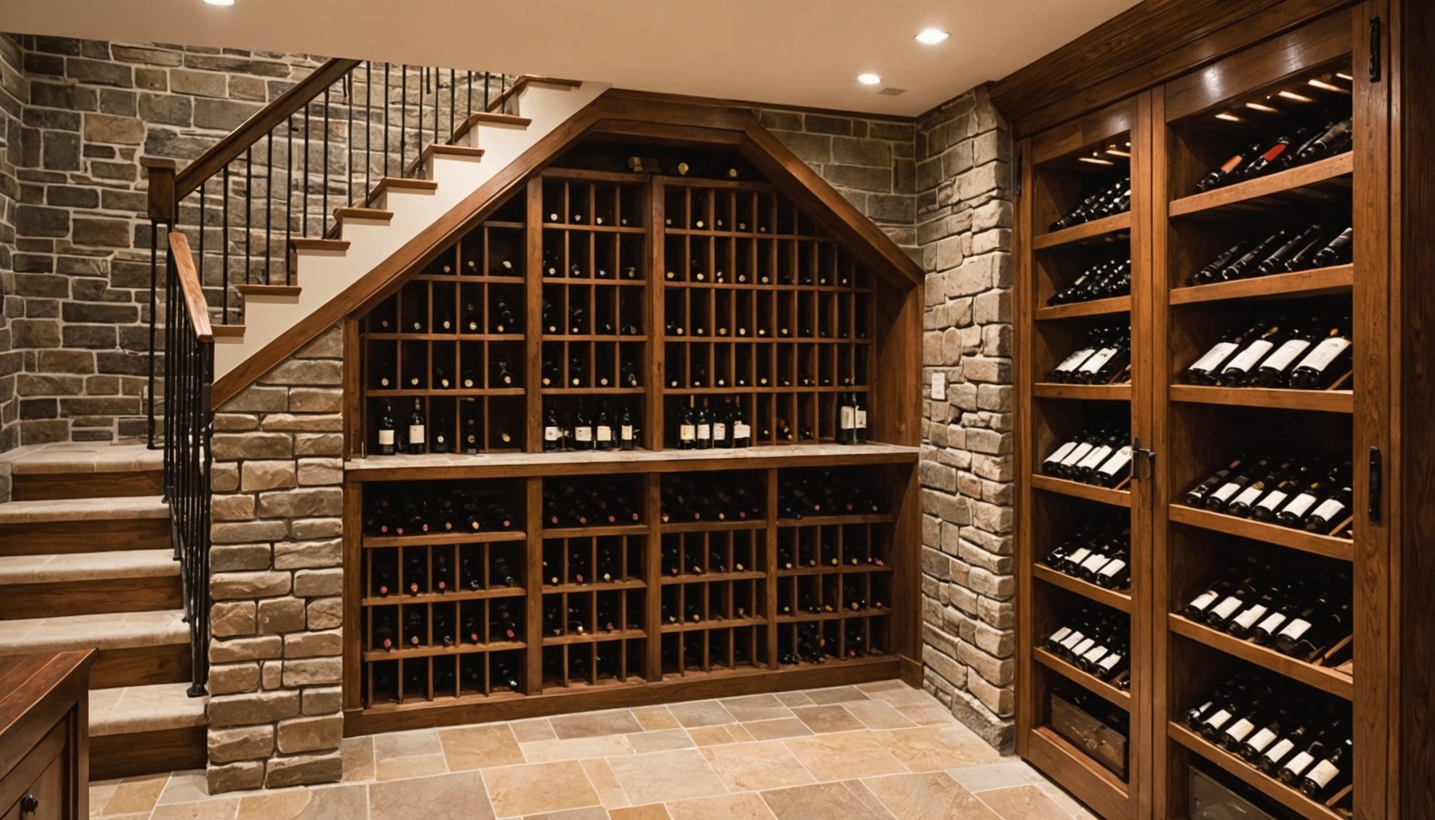 Vos questions sur les caves à vin sous escalier